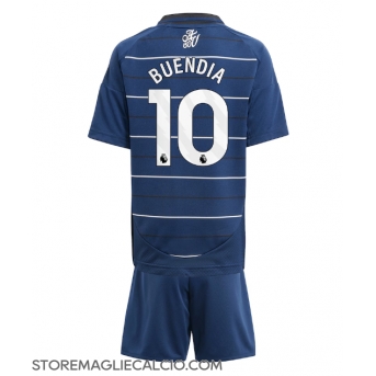 Aston Villa Emiliano Buendia #10 Maglia Gara Terza Repliche 2024-25 Bambino Maniche Corte